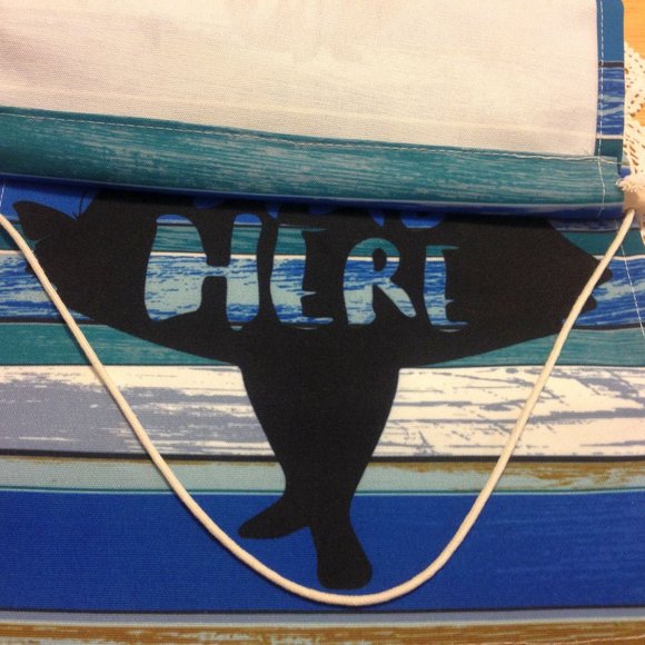 Beach Decor, Farmhouse, We are all mad here wall hanging - Picture 3 of 5